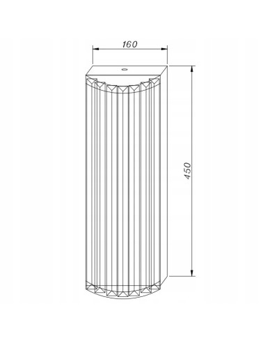 Lampa ścienna glamour EXELLENT ST-88022W ze złotym wykończeniem – elegancki detal do korytarza i sypialni