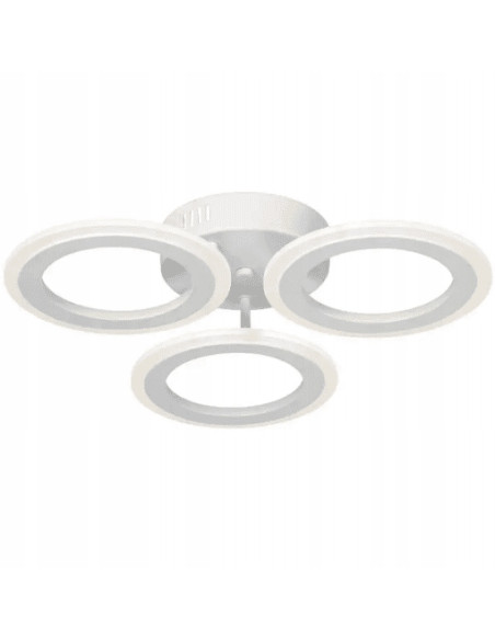 Elegancka Biała Lampa LED Venti Spinner – Stylowy Plafon do Wnętrz i Łazienki, Energooszczędne Oświetlenie