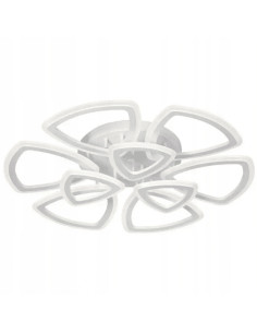 Nowoczesna lampa LED w kształcie kwiatu do holu i jadalni - energooszczędny plafon o stylowym designie