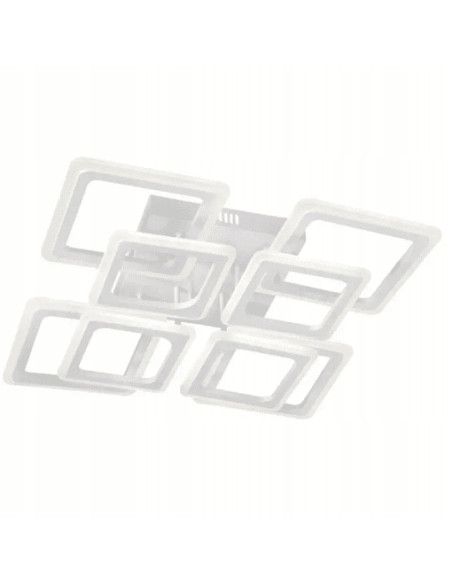 Lampa wisząca LED Venti w nowoczesnym kwadratowym designie, idealna do salonu i jadalni, energooszczędna.