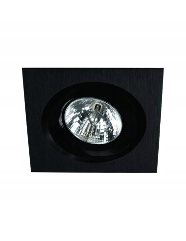 Lampa sufitowa wpuszczana Faro I Nero – eleganckie oświetlenie LED w czarnej Aluminiowej oprawie do nowoczesnych wnętrz