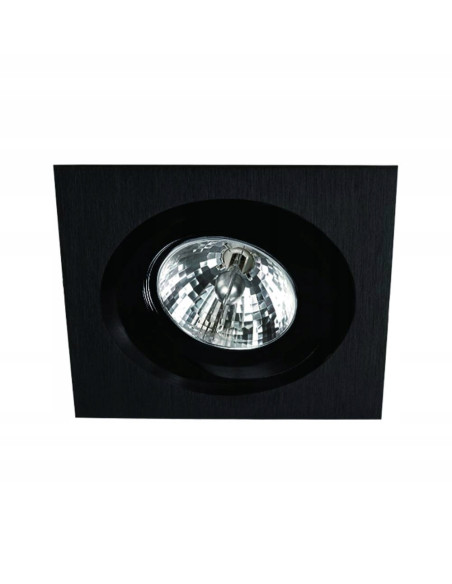 Lampa sufitowa wpuszczana Faro I Nero – eleganckie oświetlenie LED w czarnej Aluminiowej oprawie do nowoczesnych wnętrz