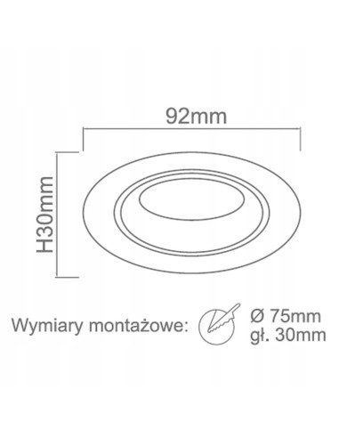 Lampa sufitowa Foro Bianco – nowoczesny, energooszczędny design w matowej bieli do kuchni, salonu i korytarza.