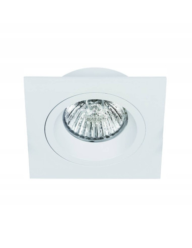 Lampa podtynkowa Osta Bianco - nowoczesna kwadratowa lampa LED w białym kolorze, idealna do eleganckich wnętrz.