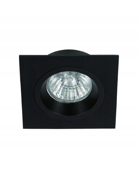 Lampa podtynkowa Osta Nero – nowoczesne oświetlenie kwadratowe w matowej czerni do eleganckich wnętrz