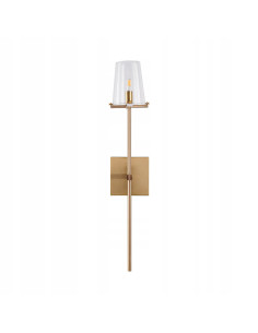 Kinkiet CLASSICO w złocie z cylindrycznym kloszem - eleganckie oświetlenie do nowoczesnych wnętrz 2