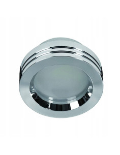 Lampa sufitowa Tito IP44 - nowoczesna, metalowa, mleczne szkło, elegancka do łazienki i kuchni