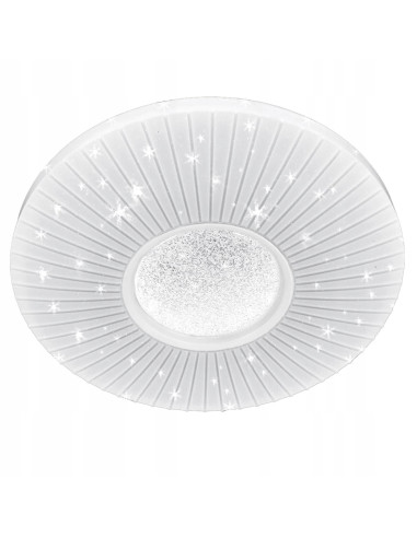 Elegancka plafoniera LED z gwiazdkami - nowoczesne oświetlenie do sypialni i holu, energooszczędna i stylowa.