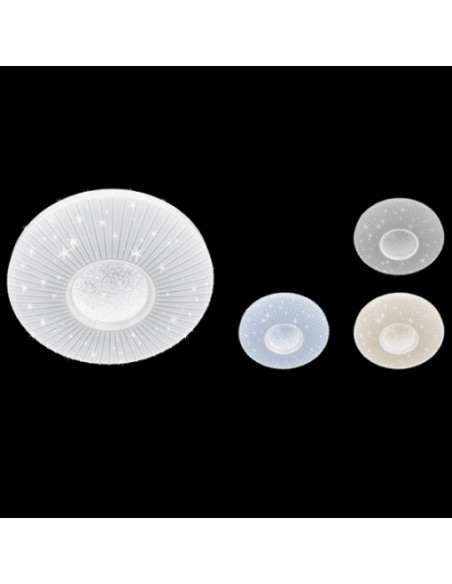 Elegancka plafoniera LED z gwiazdkami - nowoczesne oświetlenie do sypialni i holu, energooszczędna i stylowa.