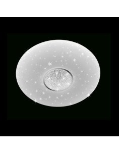 Nowoczesny plafon LED VENTI z gwiaździstym efektem - energooszczędne oświetlenie do salonu i sypialni 50 cm