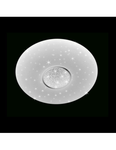 Nowoczesny plafon LED VENTI z gwiaździstym efektem - energooszczędne oświetlenie do salonu i sypialni 50 cm