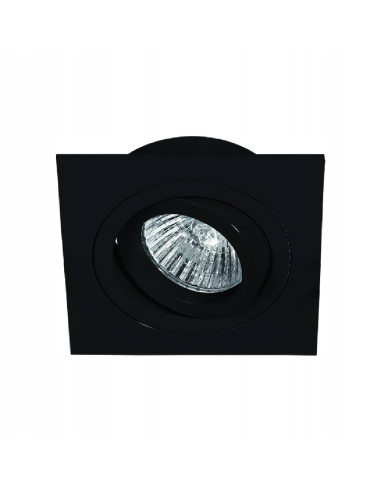 Lampa sufitowa Fasto I Nero - kwadratowa, matowa oprawa GU10 do nowoczesnych wnętrz, energooszczędna, elegancka.