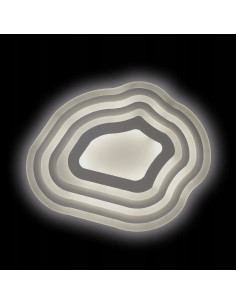 Nowoczesny plafon LED w kształcie kleksa - elegancka lampa sufitowa do sypialni Venti z regulacją światła 2