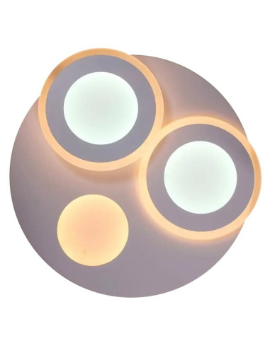 Plafon LED "Strachulca" do dziecięcej sypialni - nowoczesny design, energooszczędność i unikalny kształt.