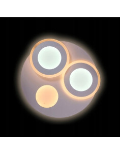 Plafon LED "Strachulca" do dziecięcej sypialni - nowoczesny design, energooszczędność i unikalny kształt. 2