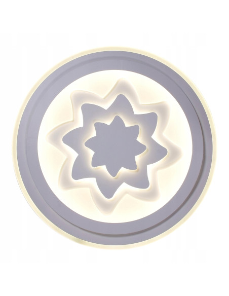 Plafon LED Venti "Słońce" - nowoczesna lampa sufitowa z trójwymiarowym designem do sypialni