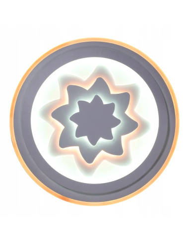 Plafon LED Venti "Słońce" - nowoczesna lampa sufitowa z trójwymiarowym designem do sypialni