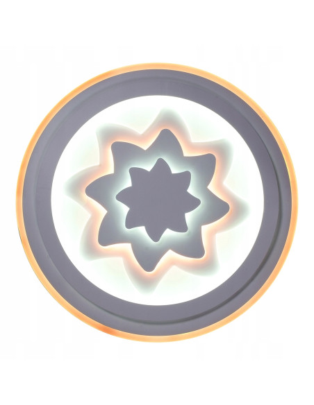 Plafon LED Venti "Słońce" - nowoczesna lampa sufitowa z trójwymiarowym designem do sypialni