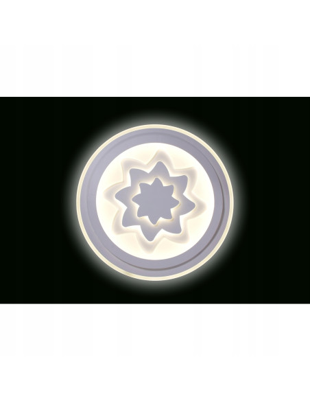 Plafon LED Venti "Słońce" - nowoczesna lampa sufitowa z trójwymiarowym designem do sypialni