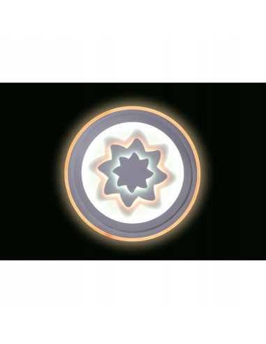 Plafon LED Venti "Słońce" - nowoczesna lampa sufitowa z trójwymiarowym designem do sypialni