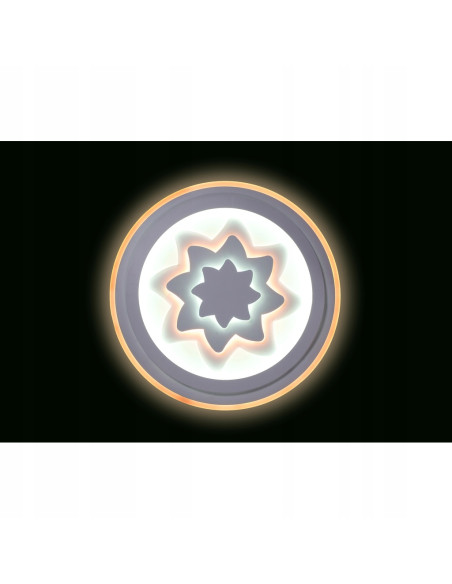 Plafon LED Venti "Słońce" - nowoczesna lampa sufitowa z trójwymiarowym designem do sypialni