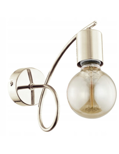 Lampa ścienna TANGO GOLD – eleganckie oświetlenie minimalistyczne do aranżacji wnętrz, idealna do stołu i komody.