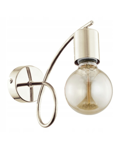 Lampa ścienna TANGO GOLD – eleganckie oświetlenie minimalistyczne do aranżacji wnętrz, idealna do stołu i komody.