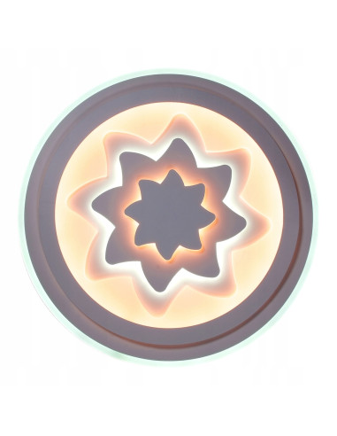 Plafon LED Venti "Słońce" - nowoczesna lampa sufitowa z trójwymiarowym designem do sypialni