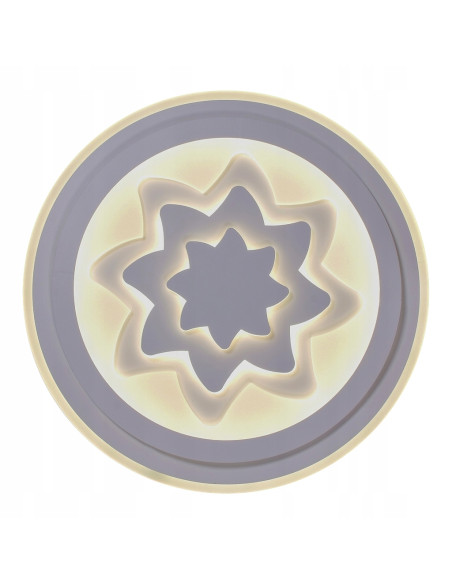 Plafon LED Venti "Słońce" - nowoczesna lampa sufitowa z trójwymiarowym designem do sypialni