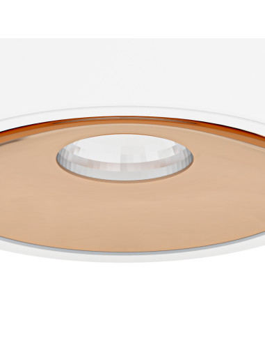 Lampa sufitowa Neo Bianco Slim KG z akcentem Ufo Gold - nowoczesna elegancja do każdego wnętrza