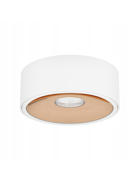 Lampa sufitowa Neo Bianco Slim KG z akcentem Ufo Gold - nowoczesna elegancja do każdego wnętrza