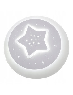 Lampa sufitowa LED "Gwiazdku Nocy" z regulacją koloru światła, idealna do dziecięcej sypialni, biały design 2