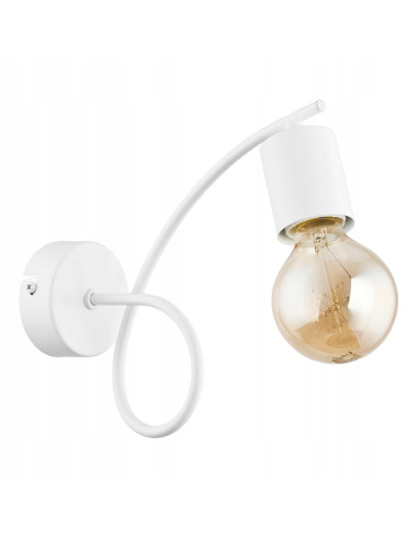 Kinkiet TANGO WHITE - minimalistyczna lampa ścienna do czytania, idealna do pokoju młodzieżowego i sypialni