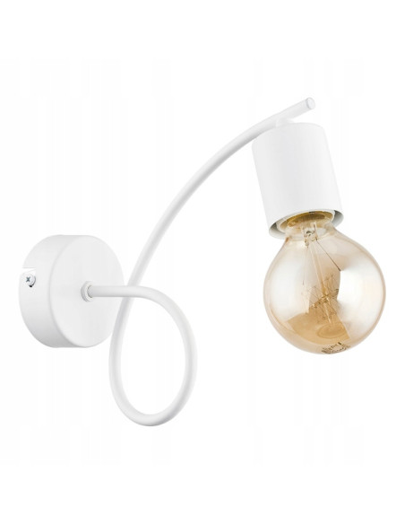 Kinkiet TANGO WHITE - minimalistyczna lampa ścienna do czytania, idealna do pokoju młodzieżowego i sypialni