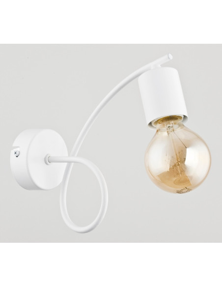 Kinkiet TANGO WHITE - minimalistyczna lampa ścienna do czytania, idealna do pokoju młodzieżowego i sypialni