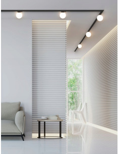 Lampa sufitowa Movo Track - nowoczesny reflektor w białej kuli do eleganckich wnętrz i restauracji 2