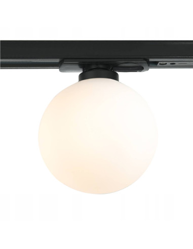 Lampa sufitowa Movo Track - nowoczesny reflektor w białej kuli do eleganckich wnętrz i restauracji