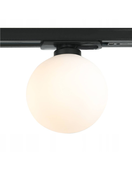 Lampa sufitowa Movo Track - nowoczesny reflektor w białej kuli do eleganckich wnętrz i restauracji