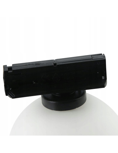 Lampa sufitowa Movo Track - nowoczesny reflektor w białej kuli do eleganckich wnętrz i restauracji