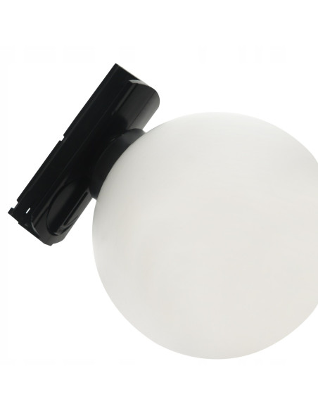 Lampa sufitowa Movo Track - nowoczesny reflektor w białej kuli do eleganckich wnętrz i restauracji