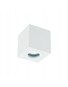 Reflektor sufitowy Lago Bianco IP44 - elegancka lampka do łazienki z aluminium, energooszczędna i minimalistyczna.