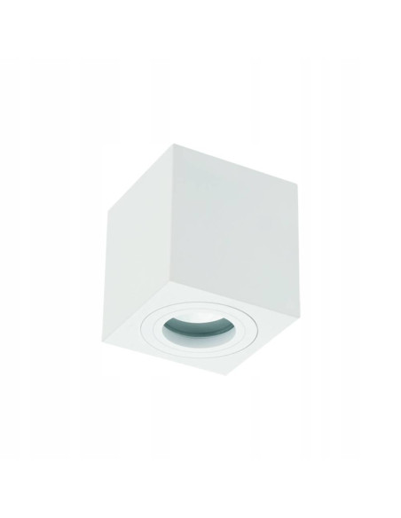Reflektor sufitowy Lago Bianco IP44 - elegancka lampka do łazienki z aluminium, energooszczędna i minimalistyczna.