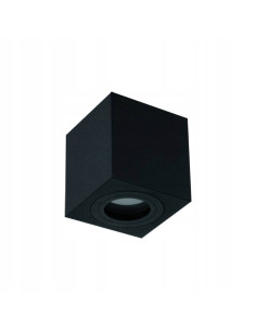 Nowoczesna lampa sufitowa Lago Nero IP44 - eleganckie oświetlenie do łazienki, kuchni i salonu, czarna, energooszczędna.