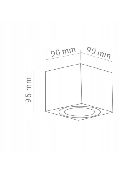 Nowoczesna lampa sufitowa Lago Nero IP44 - eleganckie oświetlenie do łazienki, kuchni i salonu, czarna, energooszczędna.