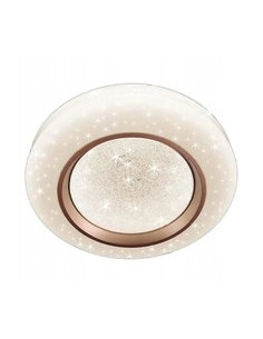 Plafon LED "Niebieski Cosmos" 40 cm – Okrągłe Oświetlenie Imitujące Rozgwieżdżone Niebo w Białym i Szarym 2