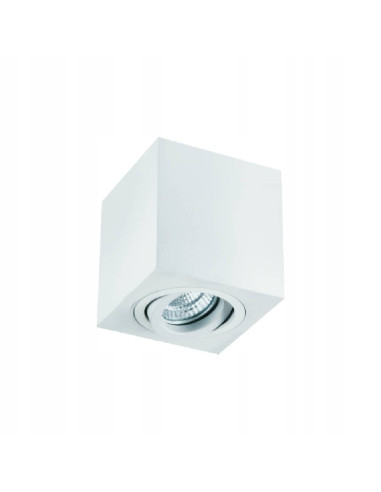 Lampa sufitowa Lago Bianco - kwadratowy minimalistyczny spot LED z możliwością personalizacji, idealna do każdego wnętrza.