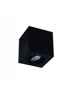 Lampa sufitowa Lago Nero - Elegancka czarna reflektorowa lampa LED w minimalistycznym stylu, idealna do nowoczesnych wnętrz.