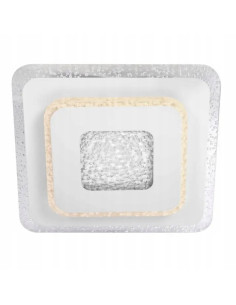 Nowoczesny plafon LED z efektem gwiezdnego nieba, 20 cm, biały, energooszczędny do sypialni i salonu marki Venti