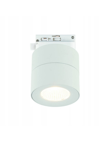 Nowoczesna oprawa sufitowa LED Mone Bianco - okrągły reflektor do kuchni i jadalni, białe oświetlenie 3000K