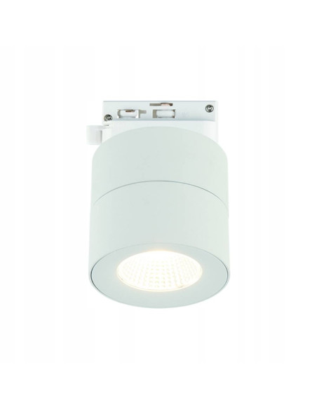 Nowoczesna oprawa sufitowa LED Mone Bianco - okrągły reflektor do kuchni i jadalni, białe oświetlenie 3000K